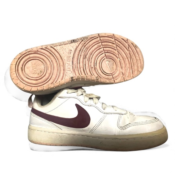 Nike Court Borough 2 Low White Dark Beetroot - Picture 6 of 16